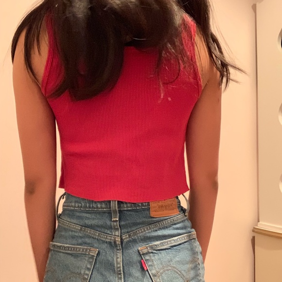 Brandy Melville Red Crop Top Tank - Picture 7 of 7